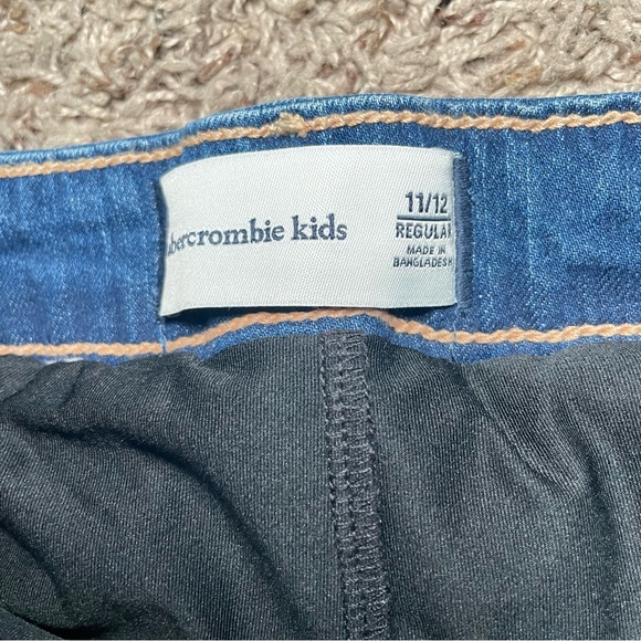 Abercrombie Kids Girls Bow Denim Jean Skort Size 11/12 - Picture 5 of 6